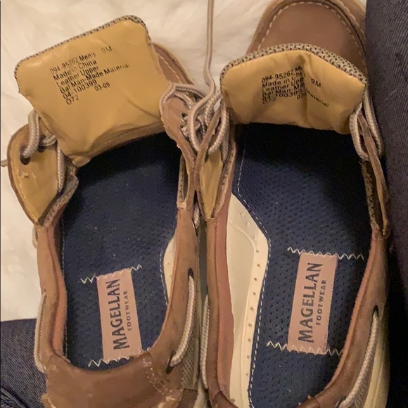 Magellan footwear men’s brown leather moccasin 👞 - Picture 6 of 8